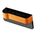 thumbnail image 2 of Organizador de espacio para asientos de coche, consola delantera, compartimento para guardar tarjetas Lado del conductor naranja, 2 of 9
