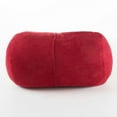 thumbnail image 3 of Sleek Red Michael 4 Foot Cylindrical Suede Bean Bag Modern Design, Easy Customization, 3 of 5