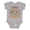 AC-Heather Grey, variant on Turkey, Gravy, Beans, Rolls, Casserole Boys or Girls Baby Bodysuit