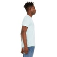 thumbnail image 3 of CN 3301 UNISEX SUEDED TEE (HEATHER ICE BLUE XS), 3 of 4
