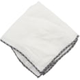thumbnail image 1 of Eleventy White Hand Stitched Pocket Square - One Size, 1 of 1