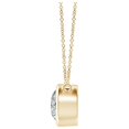 thumbnail image 2 of ANGARA Natural 0.11 Ct. Diamond Solitaire Pendant Necklace in 14K Yellow Gold for Women with 18 Inch Chain, 2 of 9