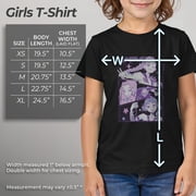 Girls KPop Demon Hunters Huntrix Group Panels T Shirt