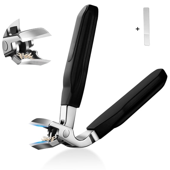 DUAIU Clipmaster Pro Toenail Clipper Ultra Sharp Nail Clippers for Seniors & Adults | Portable Nail Care Tool for Thick or Ingrown Nails,Ergonomic Design for Safe & Precise Trimming