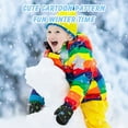 thumbnail image 3 of MoKo Toddlers Winter Mittens, Waterproof Skiing Gloves with Zipper for 2-5 years Girls Boys, 3 of 7