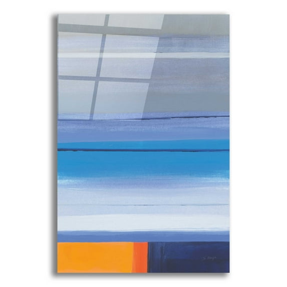 Epic Art 'Sight Lines' by Jo Maye, Acrylic Glass Wall Art, 16"x24"