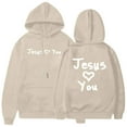 thumbnail image 5 of Womens Hoodie Oversized Sweatshirt Casual Wear Zip Up Women Outfit Women's Fashion Print Cute Pullover With Pocket Comfortable Soft For Daily In Fall Winter, 5 of 5