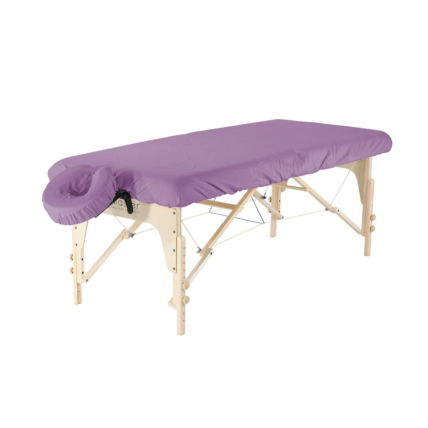 Master Massage Dignity & Luxury Microfiber Table Cover Set 2 Piece Set Purple - Machine Washable