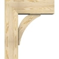 thumbnail image 3 of Ekena Millwork 8"W x 22"D x 26"H Thorton Block Rough Sawn Bracket w/ Offset Brace, Douglas Fir, 3 of 25