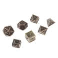thumbnail image 4 of Dados De Metal Poliédricos De 8 Uds Para Juegos De Mesa RPG De Pathfinder DnD A Escala De Dragón Sunnimix Juego de dados poliédricos, 4 of 8