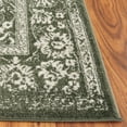 thumbnail image 5 of SAFAVIEH Adirondack Wyatt Traditional Distressed Area Rug, Dark Green/Ivory, 2' x 3' - Transitional Modern Design, Dark Green & Ivory, Ideal for Living Room, Bedroom, Dining Space, Entryway, Bathroom, 5 of 14
