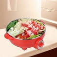 thumbnail image 3 of Electric Pan Electric Bbq Pan Kitchen Electric Pot 6L Multifunction Electric Pan Hot Pot BBQ Frying Kitchen Cook Grill AU Plug 220V, 3 of 8