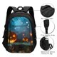thumbnail image 3 of Balery Spooky Halloween Mochila con carga USB para hombre y mujer - Mochila impermeable y antirrobo para portátil con puerto USB para viajes, trabajo, estudios y universidad, 3 of 7
