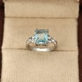 thumbnail image 1 of Stunning Square Zircon Bridal Ring - Perfect for Engagement, Wedding, and Anniversary Gifts, 1 of 4