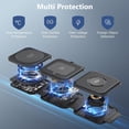 thumbnail image 5 of YIYUN Travel 3-in-1 Fast Wireless Charging Station – Foldable Charger for Galaxy S25/S24/S23, Watch Series, and Buds., 5 of 14
