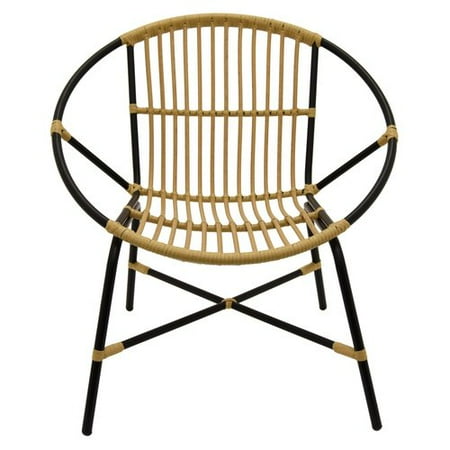 Wrought Studio Trower Metal And Plastic Papasan Chair