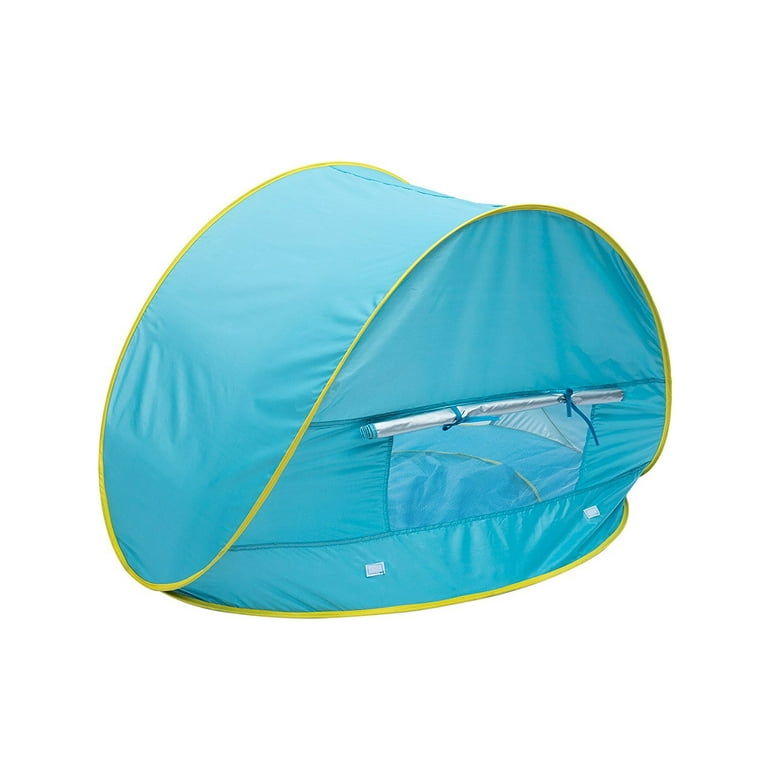Play Kreative BABY BEACH POP UP TENT with Kiddie pool and carry Case.  Portable Lightweight UV PROTECTION Sun Shelter for kids, outdoor/indoor  toddler Play - Baby Shower Gift