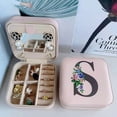 thumbnail image 1 of Sokhug Velvet Jewelry Box with Mirror, Compact Organizer with Multiple Compartments for Rings Earrings Necklaces Travel Storage, 1 of 7