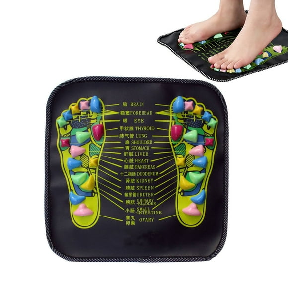 2 in 1 Chinese Foot Massage Pad Reflexology Walk Stone Pain Relieve Mat Pad Chinese Health Care Massage