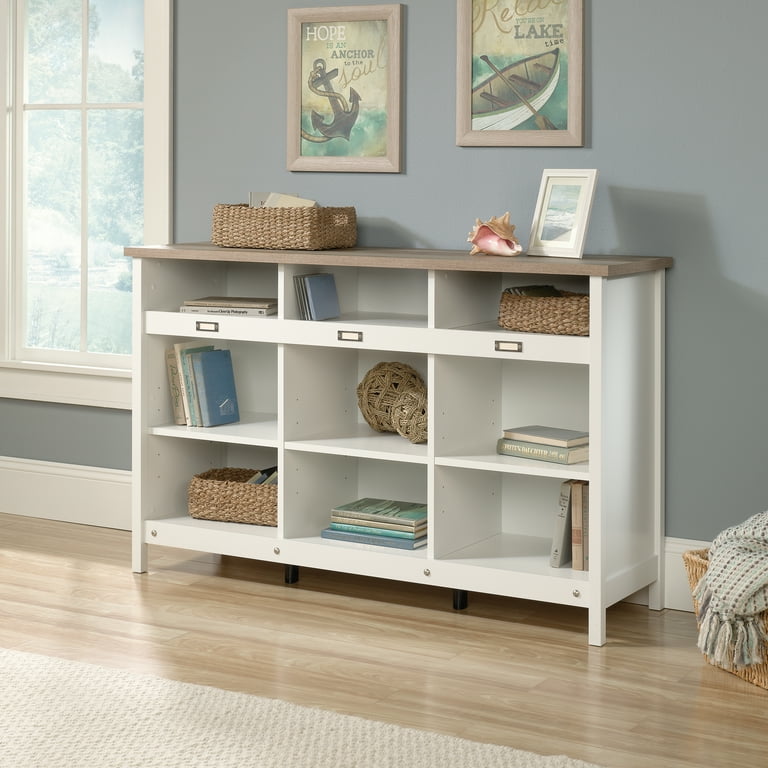 Sauder Adept Storage Credenza Soft White Finish