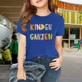 thumbnail image 2 of LWNYDPLSD White Tshirt Toddler Girls Shirt Sweat Shirt White Tee Shirt Girls Size 10-12 Clothes 5 Year Old Girl Clothes for Teen Girls 12-14 Trendy, Blue 4-5 Years, 2 of 7