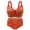 Red, variant on Woman Oversized Wireless Bra Front Button Push Up Underwear Bra Summer Fridays Travel Essentials