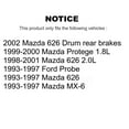 thumbnail image 2 of SIM Front Semi-Metallic Disc Brake Pads SIM-637 for Car Mazda Protege 626 Ford Probe MX-6, 2 of 8