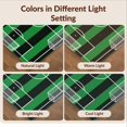 thumbnail image 7 of Design&I 5'x7' Washable Area Rug Goal Net Grid Pitch Stripe Door Center Markings Soccer Field Refined Structured for Small Living Room, Bedroom, Sleek Flatweave Pet Friendly & Non-Slip, 7 of 7