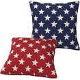thumbnail image 2 of Red and Blue Independence Day Pillow Covers 20x20 Pack of 2 Memorial Day Stars Throw Pillow Cover,4th of July Patriotic Pillowcase Farmhouse Decorative Cushion Case for Home Sofa Outdoor Decor, 2 of 6