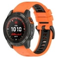 thumbnail image 1 of 22mm Two-Tone Silicone Watch Strap Quick Release High Quality Universal Durable, 1 of 3