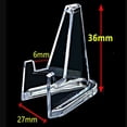 thumbnail image 3 of Lefu 5PCS Acrylic Commemorative Coin Display Stand Transparent Triangle Display Stand, 3 of 9