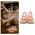 thumbnail image 4 of 1Pair Japanese Style Clogs Slippers Simple Summer Sandals Chic Women Shoes, 4 of 5