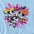 thumbnail image 2 of Powerpuff Girls Team Awesome Women's T Shirt, Light Blue, Small, 2 of 6