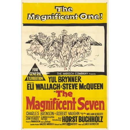 The Magnificent Seven POSTER (27x40) (1960) (Style B)