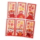 thumbnail image 1 of 6 sobres rojos del Año Lunar Chino, sobres rojos de la suerte Hong Bao Estilo C, 1 of 9