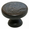 thumbnail image 2 of GlideRite 1.125 in. Round Rustic Hammered Cabinet Knobs, Oil Rubbed Bronze, Pack of 10, 2 of 5