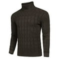 thumbnail image 6 of COOFANDY Men's Slim Fit Turtleneck Long Sleeve Sweater Casual Twisted Knitted Pullover Sweaters, 6 of 6