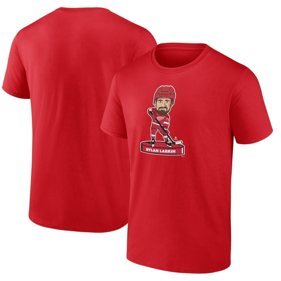 Men's Fanatics Dylan Larkin Red Detroit Red Wings Player Bobblehead T-Shirt