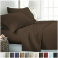 thumbnail image 1 of Home Collection Calking IEH-4PC--Chocolate Set de 4 Feuilles Ultra Douces Calking Chocolat, 1 of 1