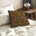 thumbnail image 6 of DouZhe Velvet Decorative Throw Pillow Covers Set of 2, Soft Square Cushion Cover with Invisible Zipper African Celebration Style Printing, 20"x20", 6 of 7