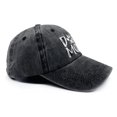 thumbnail image 2 of Women's Dog Mom Hat, Washed Adjustable Embroidered Denim Baseball Cap, 2 of 4
