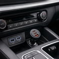 thumbnail image 2 of onn 3-Port Fast Charge Dual USB-C and USB Car Charger, 2 of 6