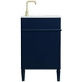 thumbnail image 6 of 40 inch single bathroom vanity in blue, 6 of 16