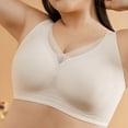 thumbnail image 3 of Sujetador bralette cómodo sin aros para mujer, de malla, sin costuras, con push-up, sin aros, para uso diario, tallas M-XXXXXXL, 3 of 5