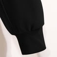thumbnail image 7 of safuny Women's Thicken Jogger Cuff Pants Solid High Elastic Waist Clothing Running Gym Sports Retro Summer Comfy Trousers Fashion Black XL, 7 of 7