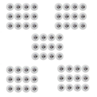 LED Coaster,60 Pack Light Up Coasters,LED Bottle Lights,LED Sticker Coaster Discs Light Up for Flash Light Up Cup