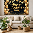 thumbnail image 4 of Decorative Design Happy Birthday Banner Colorful Balloons Celebration Banner for Birthday Party Celebration, 4 of 7