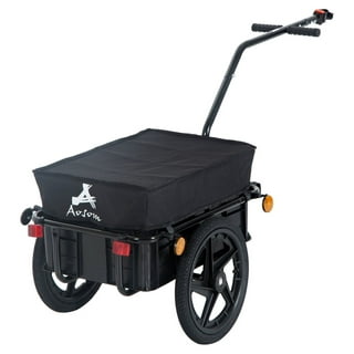 Neature Bike Trailer Utility Cart and Bike Trailer Attachment Kit - 88lb Cap