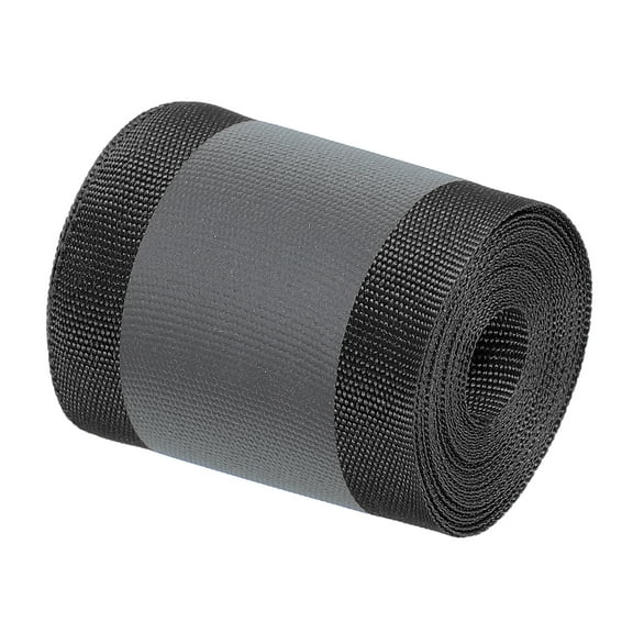 Uxcell Reflective Tape Strip, 2" x 10FT High Visibility Sew-on DIY Safety Fabric Webbing, Black