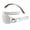 White, variant on Universal Lightweight Head Strap for Meta Quest 3 & 3S Adjustable VR Headset Accessory with Soft Silicone Padding, Reclining Design for Lying Down Use, Comfortable for Adults & Kids